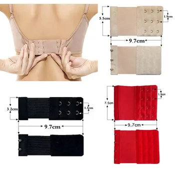 

5Pcs Intimates Tool Women Elastic Bra Extenders Strap Extension 2/3/4 Hooks Stretched Bra Strap Adjuster Intimates Accessories