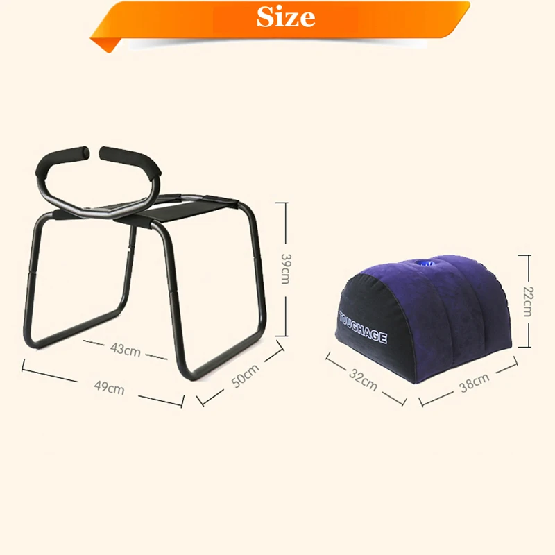DHL Ship T-PF3216 Bounce Love Sex Chair Weightless Adult Sex Furniture with Inflatable Pillow Love Chair Furniture