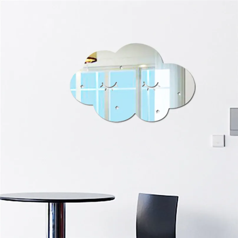 2019 new Nordic Acrylic Mirror Cartoon Wall Stickers Camera Props Kids Room Wall Decoration Bathroom Decorations #4J02 (6)