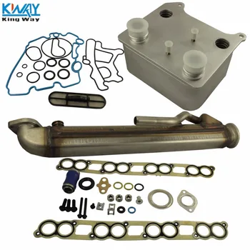 

FREE SHIPPING - King Way - Upgraded Oil Cooler Kit & EGR Cooler Kit For Ford 6.0L Powerstroke Diesel Turbo