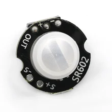 MH-SR602 Мини датчик движения модуль детектора SR602 пироэлектрический инфракрасный PIR комплект датчик y переключатель кронштейн для Arduino Diy с объективом