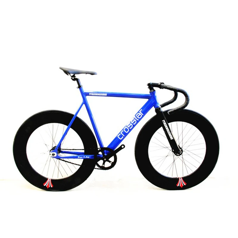 Fixie Bike Urban Track Bike frame with Carbon Fiber Fork 90mm RIM road bicycle Fixed Gear Bike single speed bike