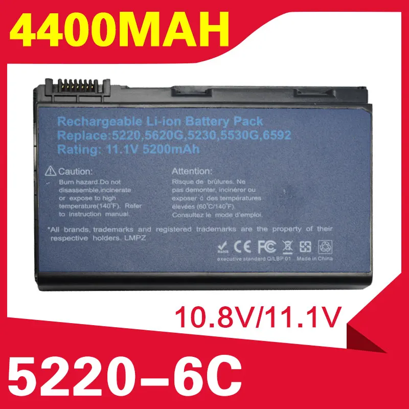 Аккумулятор ApexWay CONIS71 для ACER Extensa 5210 5220 5230 5420 5610 5620 5630 7220 TravelMate 7620 5320 5520 5530 5710 5720|battery