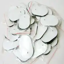 30 шт./лот самоклеющиеся Сменные электроды для Tens акупунктуры Цифровая терапия массажер для похудения машина