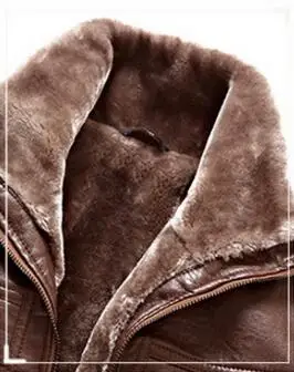 veste en cuir hommeNew middle aged and old people with suede jacket fashionable men's jacket jacket men leather