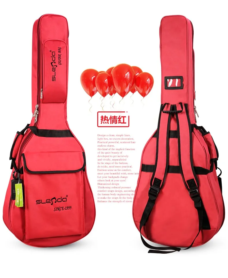 waterproof professional portable 40 41 music acoustic guitar soft gig bag