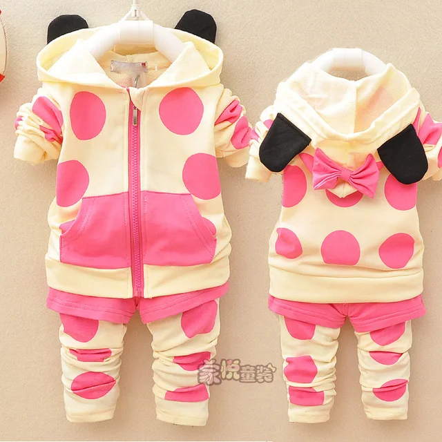 Girls set 6 months baby clothes 0 and 1, 2 3 year old female children's