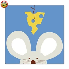 Картина по номерам художественная краска по номерам маленькие глаза, мыши, сырье нарисование на холсте цифровая краска ing знаменитая краска ings абстрактная краска