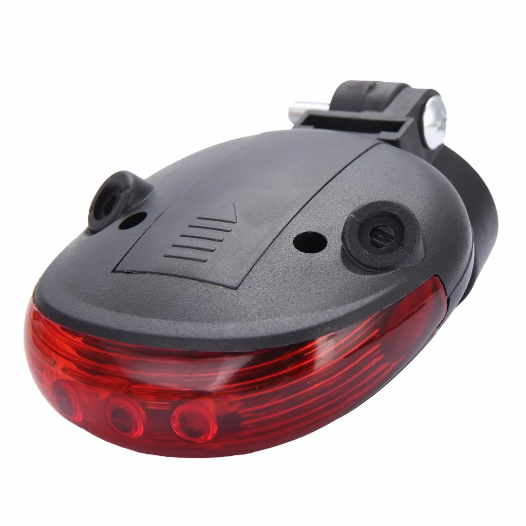 Super Bright Bike Cycling Lights 5 LED 2 Laser Tail Light Safety Warning Red Light Bicycle Rear Light Lamp Bicycle Light