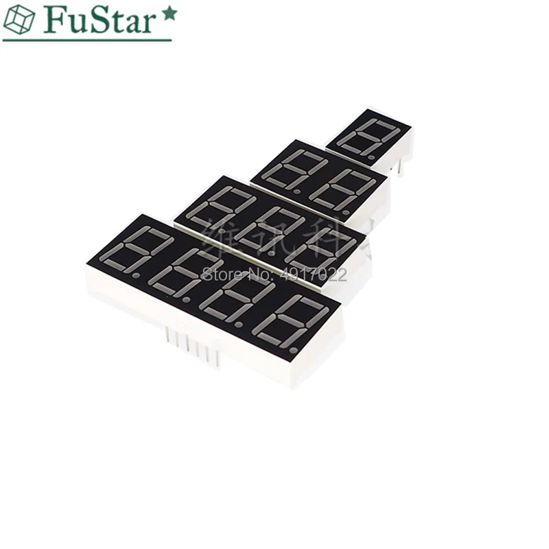 5PCS 0.56inch LED display 7 Segment 1 Bit/2 Bit/3 Bit/4 Bit Digit Tube Red Common Cathode Anode Digital 0.56 inch | Лампы и освещение