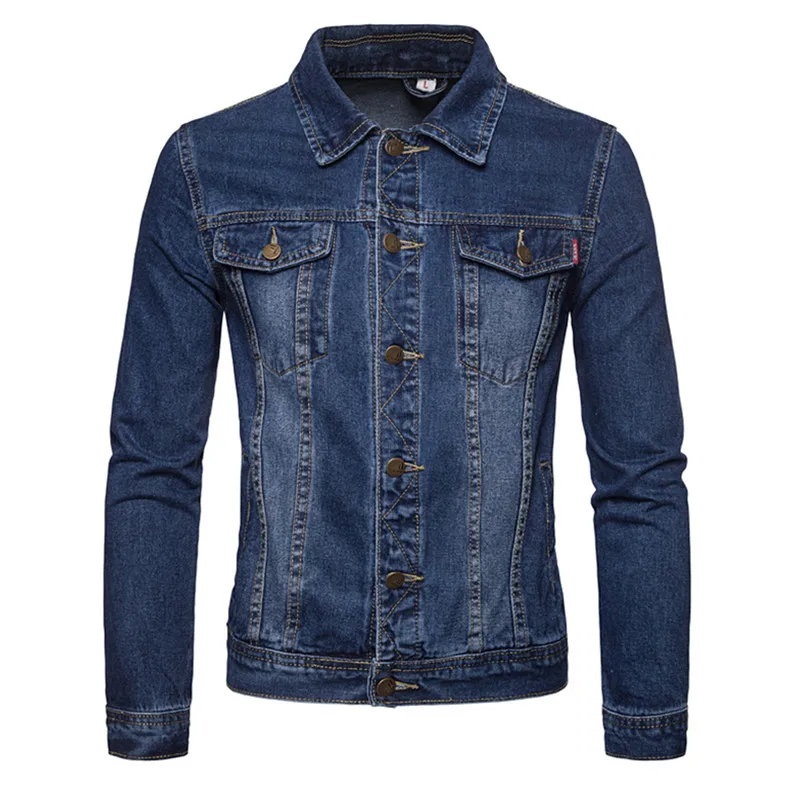 

New Mens Denim Jacket Men Outwear Brand Coat Spring Autumn Fashion Retro Jeans Jacket Mens Bomber Jackets Male Steampunk 2019