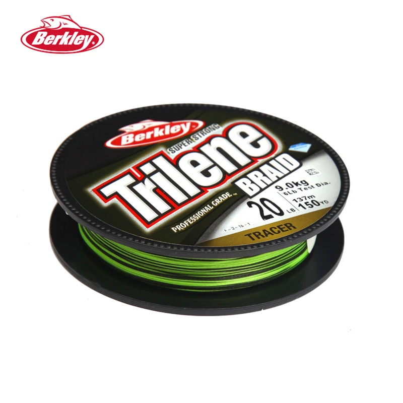 

Berkley Trilene Tracer Braid Professional Grade 150yd/137m Fishing Lines Ultr Round Smooth Tournament Level Detect Pesca Peche