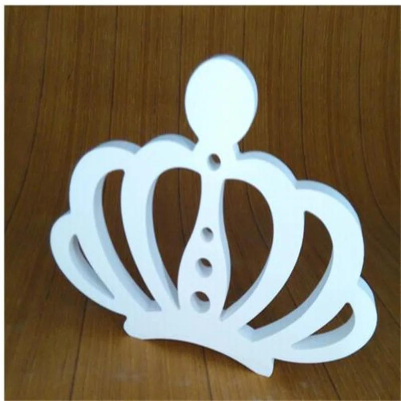

15 cm white letters Party decor Home decoration Wedding decoration Crown butterfly crafts furnishing articles A birthday present