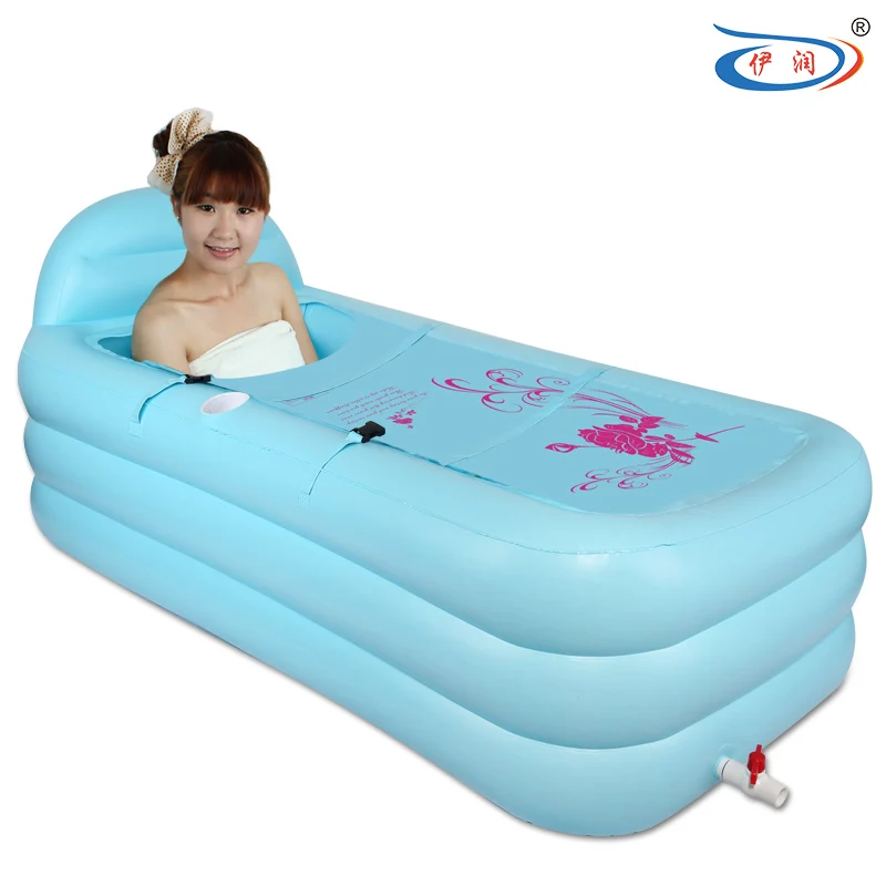 Buy Thickening inflatable bathtub thermal folding