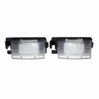 

2Pcs Error Free 18 3528 SMD LED License Number Plate Light Lamps fit for INFINITI Nissan Skyline V36 G35 G37 350Z