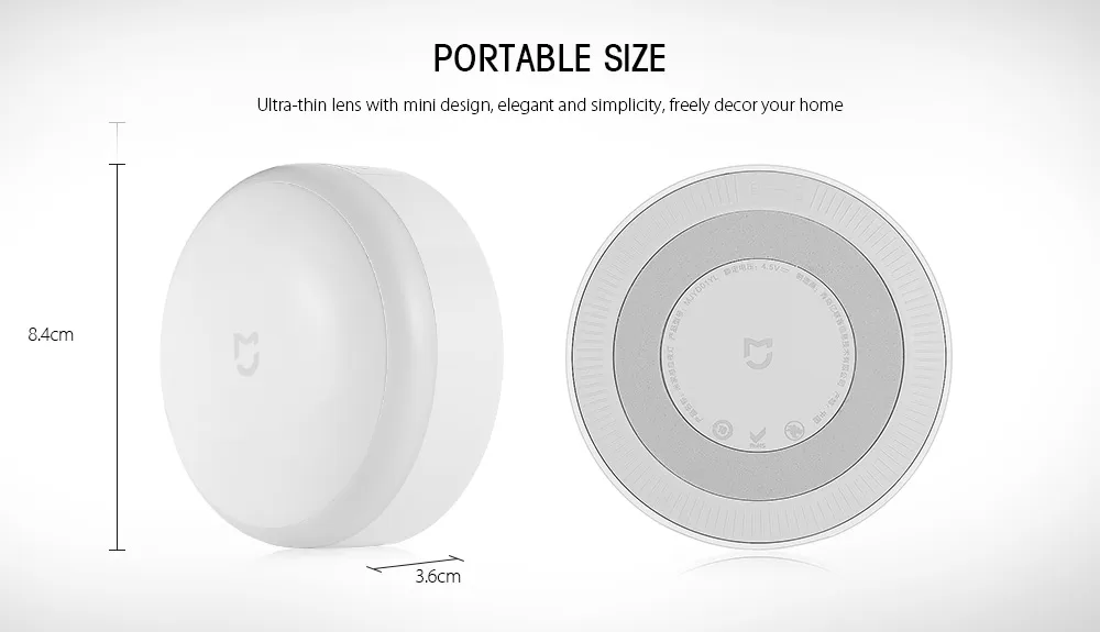 Xiaomi Mijia MJYD01YL Photosensitive and IR Sensor Night Light- White