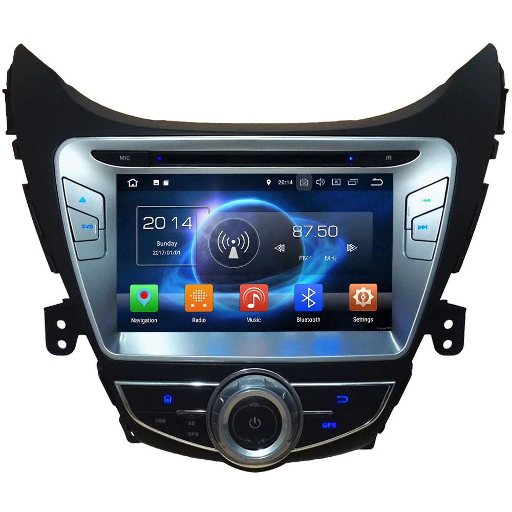 Sale KLYDE 8" 4G Android 9.0 Octa Core PX5 4GB RAM 32GB ROM Car DVD Multimedia Player Radio For Hyundai Elantra Avante I35 2010-2013 0