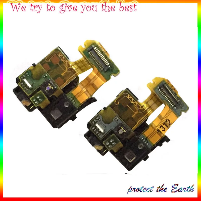 

New625 Audio Jack For Sony Xperia Z L36h C6603 Headphone Jack Proximity Light Sensor Flex Cable Ribbon Replacement