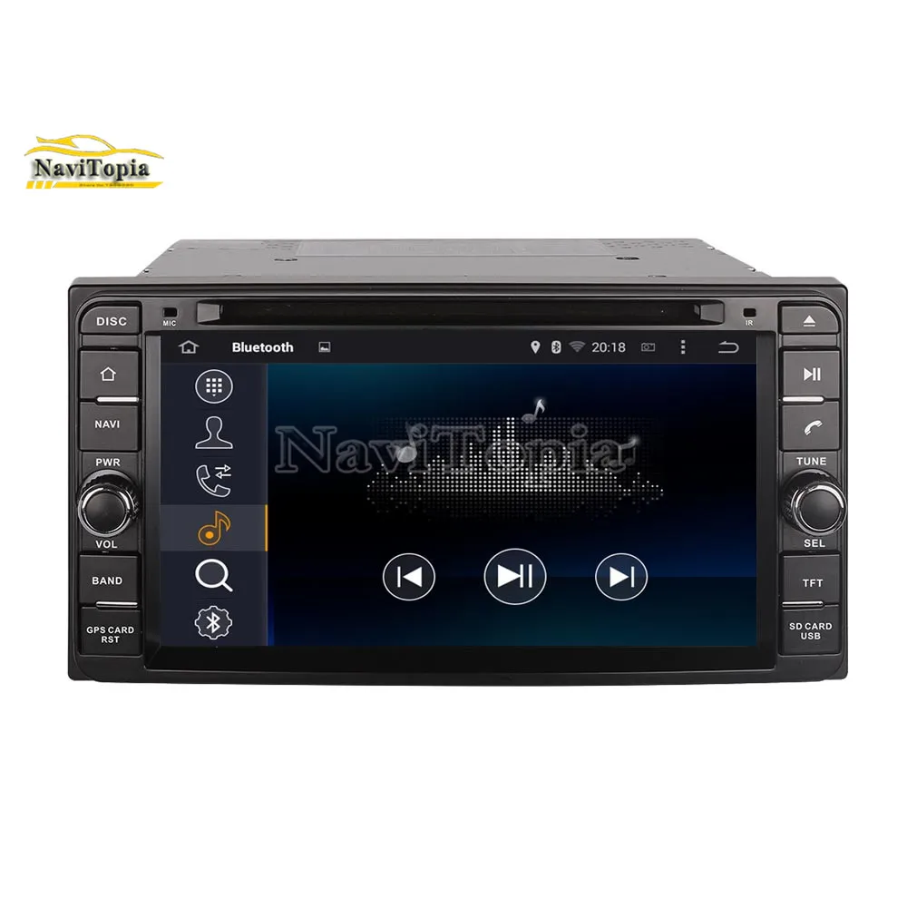 Cheap NAVITOPIA 4G RAM 64G ROM PX6 Android 9.0 Car DVD Multimedia Player GPS Navigation for Toyota Alphard/Yaris/Vios/Highlander 6