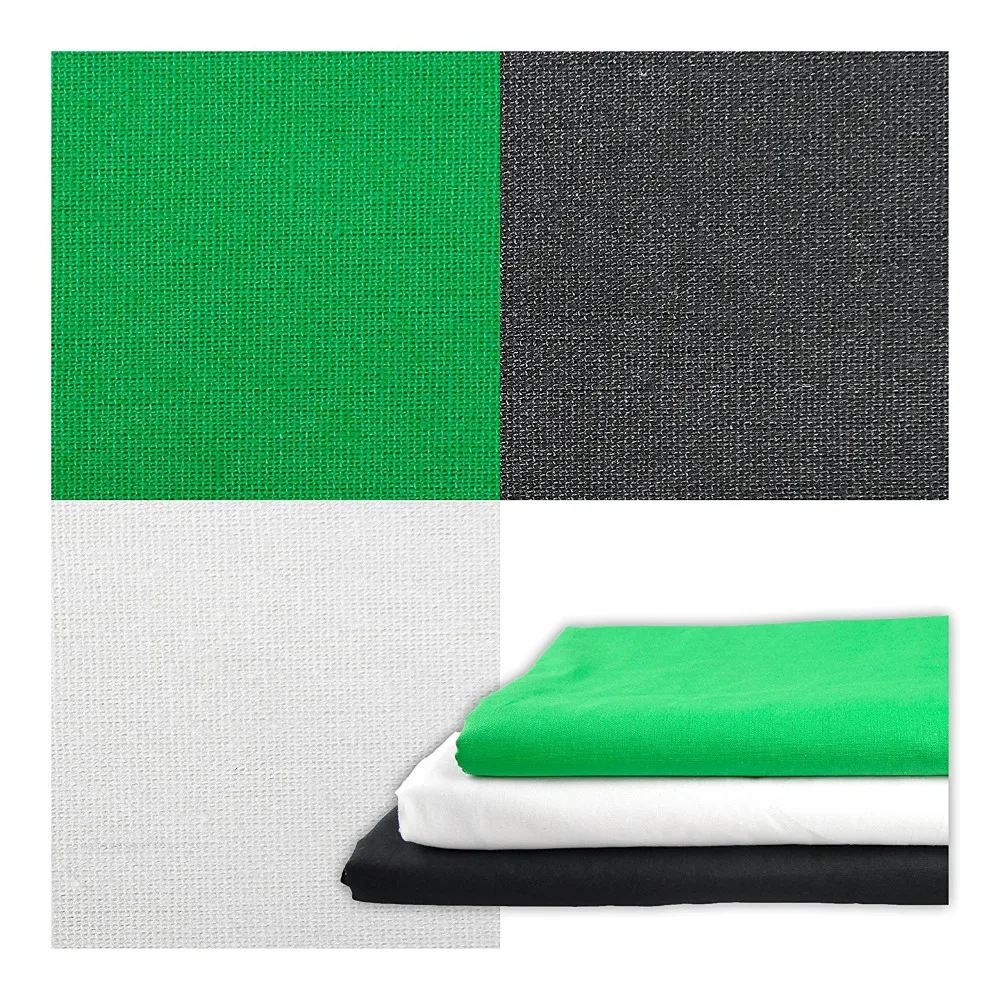 1x1,5 м/39x59 дюйма фон для студийной фотосъемки из Флокированной ткани для черного, белого и зеленого цветов