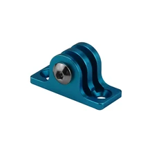 CNC Aluminum Alloy Flat Bottom Tripod Adapter Mount For Gopro Hero 5 3 4 Session Xiaomi Yi 4K H9 C30 SJCAM SJ4000 Accessories