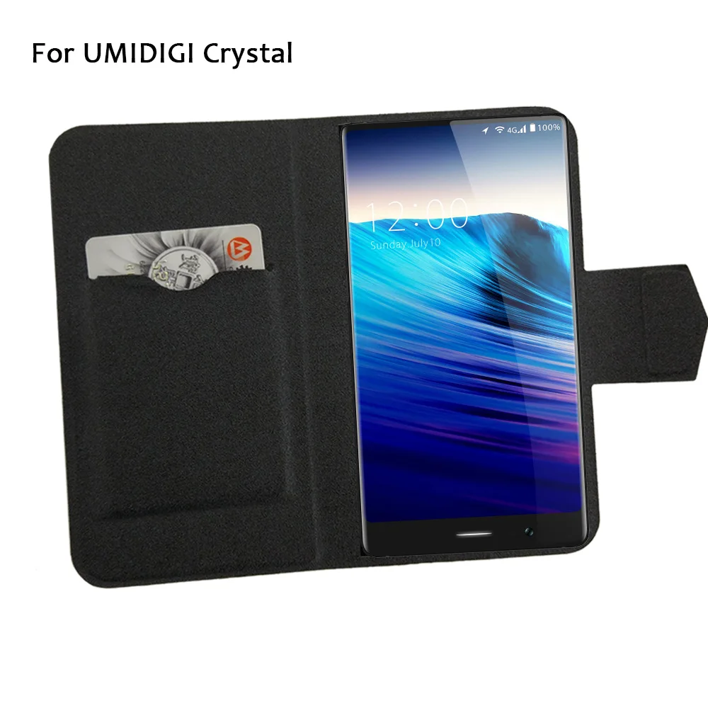 

5 Colors Hot! UMIDIGI Crystal Case Phone Leather Cover,Factory Direct Fashion Luxury Full Flip Stand Leather Phone Shell Cases