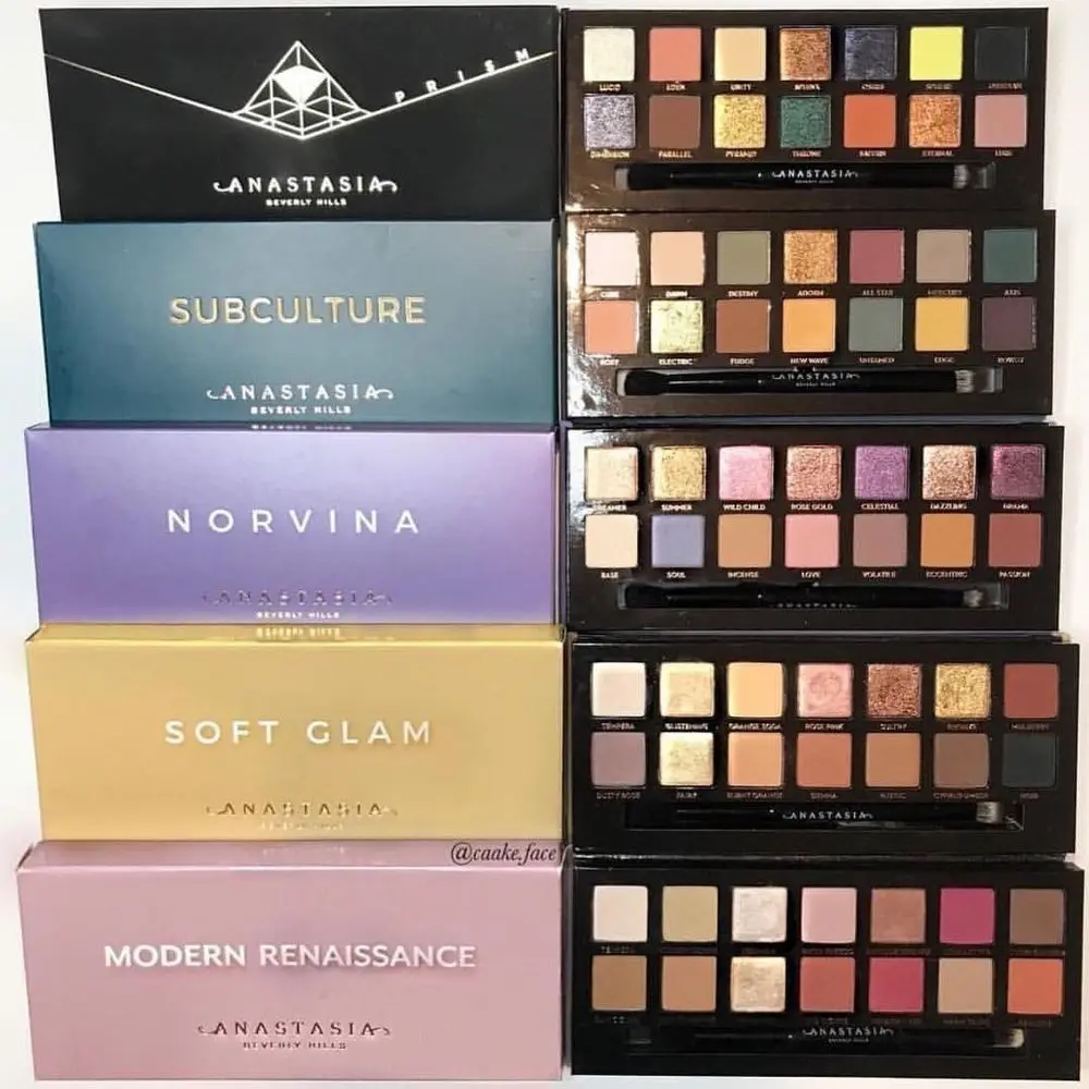 

New Anastasia Beverlying Hills Best Pro Eyeshadow Palette Makeup - Highly Pigmented Nudes Warm Natural Cosmetic Eye Shadows