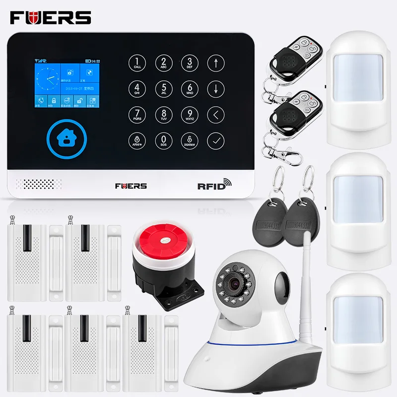 FUERS WG11 GSM беспроводная домашняя охранная система сигнализации приложение
