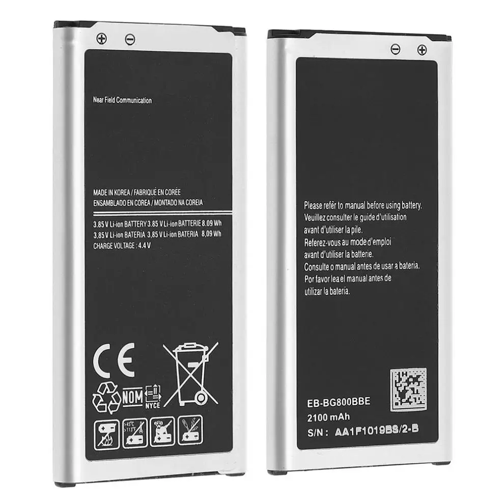 

3.85V 2100mAh Rechargeable Built-in Li-ion Replacement Battery Phone Accumulator for Samsung S5mini G870A G870W G800 S800F