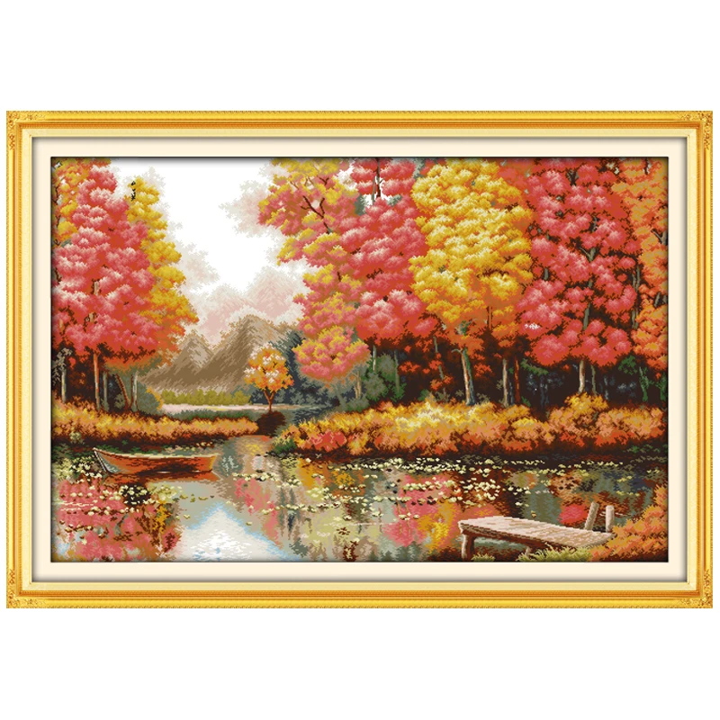 Aliexpress.com : Buy Big Size ! Golden time Patterns Counted Cross