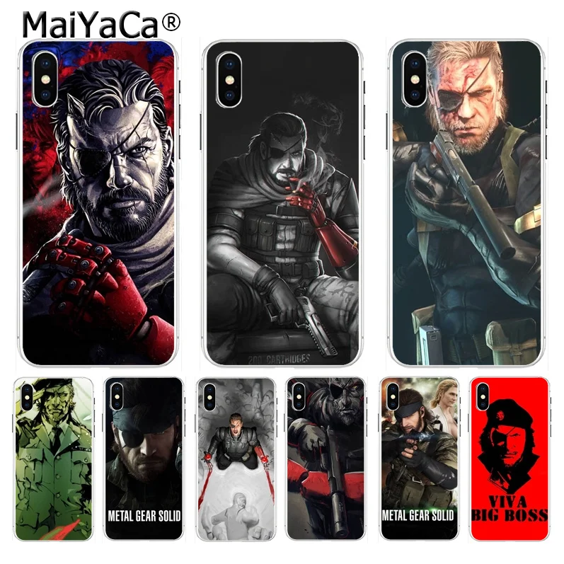 

MaiYaCa Metal Gear Solid MGS V Top Detailed Popular Phone case for iPhone 8 7 6 6S Plus X XS max 10 5 5S SE XR Coque Shell