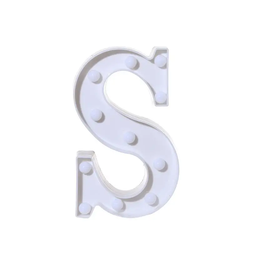 Буквы Алфавита светильник s светодиодный светильник белый пластик буквы стоящий, подвесной N-Z May28 Прямая поставка