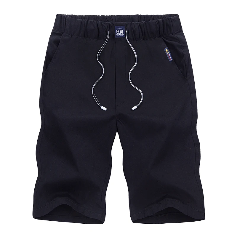 Varsanol Компрессионные шорты мужские хлопковые летние мужские Шорты повседневные шорты с эластичной резинкой на талии шорты размера плюс 4XL хлопковые шорты