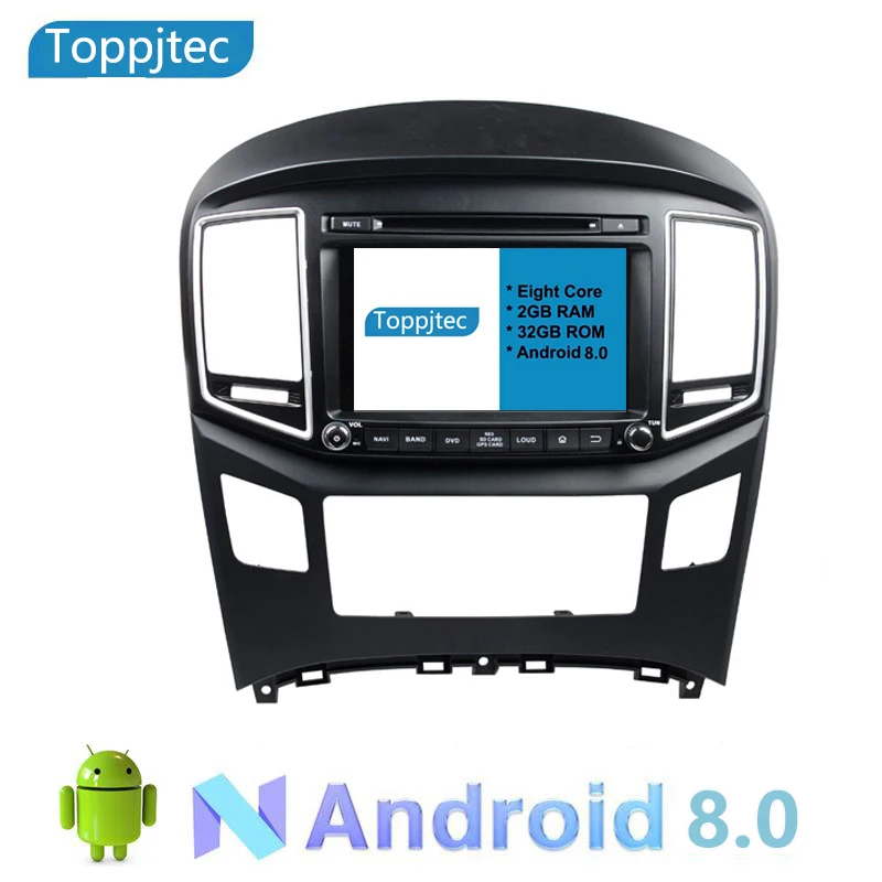 

8 inches Octa 8 Core Android 8.1 RAM 2G ROM 32G for Hyundai H1 2017 2018 CAR DVD Player stereo Radio GPS Navigation android car
