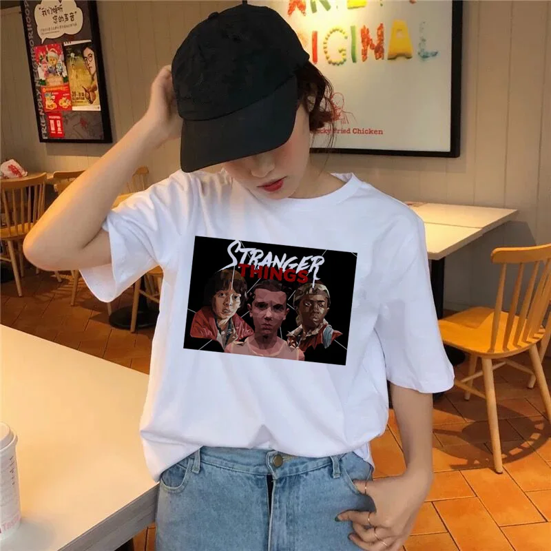غريب الأشياء t قميص المرأة 2019 الجديدة التي شيرت أزياء تي شيرت 90 s المتناثرة الإناث الكورية نمط أعلى المحملة قمصان ulzzang الشارع الشهير غريب الأشياء t قميص المرأة 2019 الجديدة التي شيرت أزياء تي شيرت 90 s المتناثرة الإناث الكورية نمط أعلى المحملة قمصان ulzzang الشارع الشهير