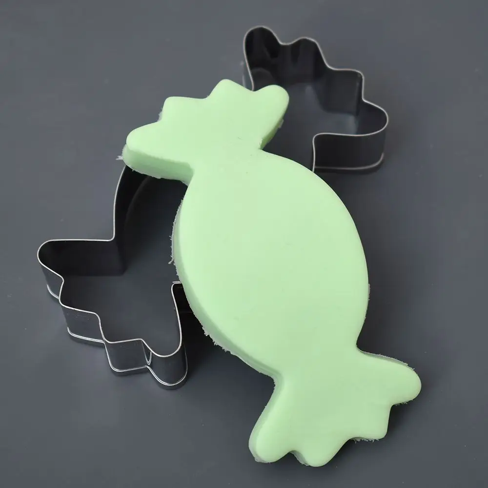 

1piece Stainless Steel Candy Shape Cookie Cutter Dies Biscuit Cake Baking Mold Christmas Candy Mould For Kids Kitchen Tools