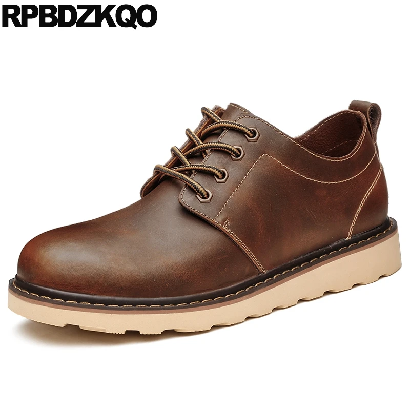 Nice 2021 Runway European Men British Style Italy High Quality Luxury Italian Rubber Work Flats Brand Designer Shoes China Brown | Обувь