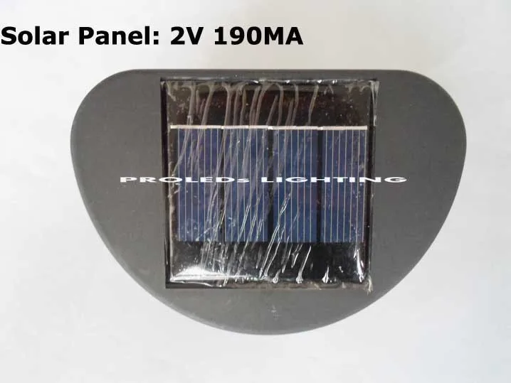 Солнечной энергии 8 LED забор солнечный свет, стены led для парка сада стенки бассейна забор газон украшения AA перезаряжаемый аккумулятор