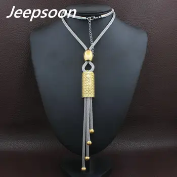 

Fashion Stainless Steel Jewelry For Woman Long Chain Necklace High Quality Jeepsoon NEIGAHCA