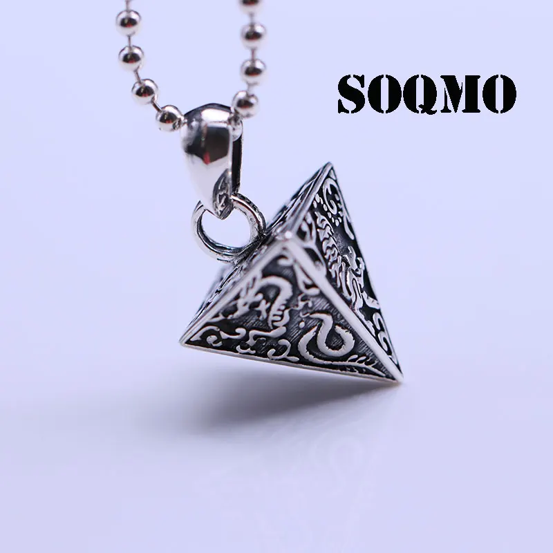 SOQMO мифическое животное 925 стерлингового серебра подвески для мужчин Glutton хорошее