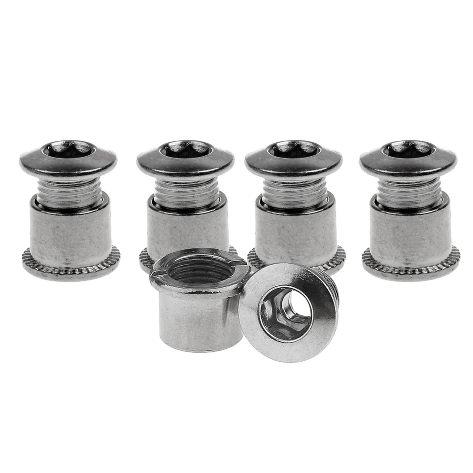 5 Pairs Crankset Bolts Crank Bolts Crank Screws Nuts for Bike Tri Crankset