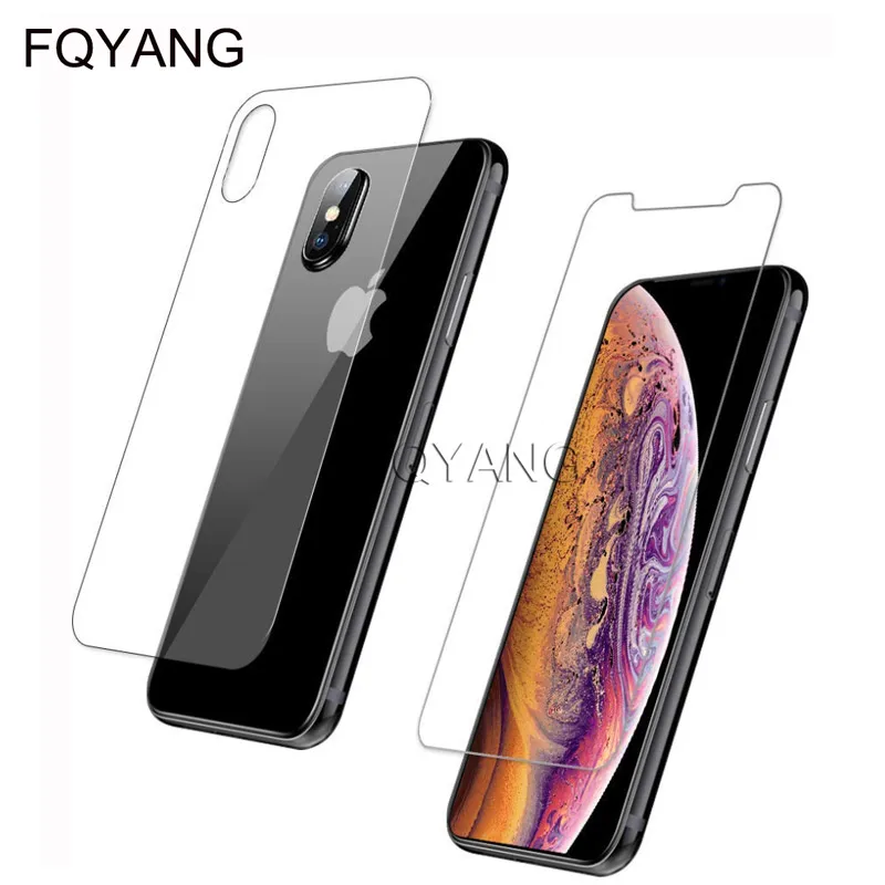 Закаленное стекло FQYANG 9 H для IPHONE XS MAX XR X 5 5S 5SE 5C 4S 8 7 6 S PLUS|Защитные стёкла и плёнки| |