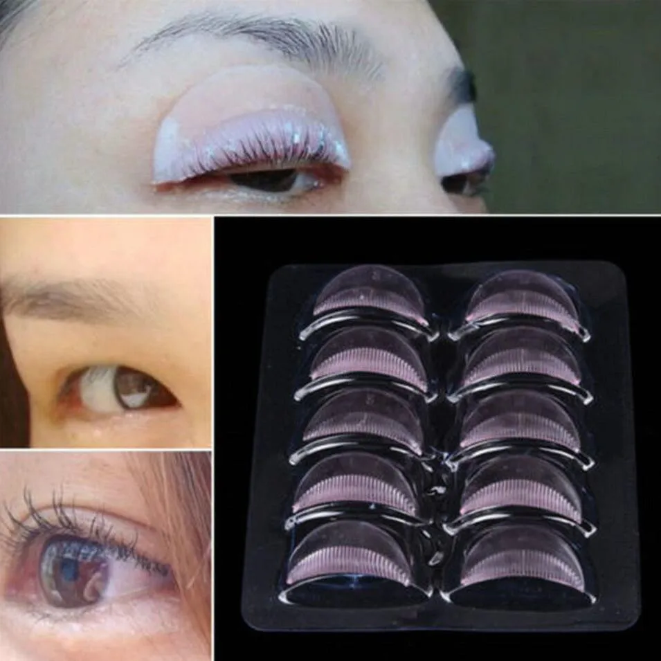 Силиконовая ресница для завивки накладные ресницы щит набор 5 пар|silicone eyelash