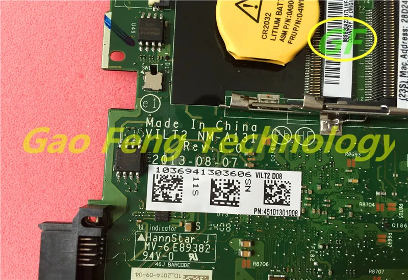 Материнская плата для ноутбука VILT2 NM-A131 Rev 1,0 для lenovo для thinkpad T440P DDR3L FRU 00HM981 HM87 GT730M тест нормально