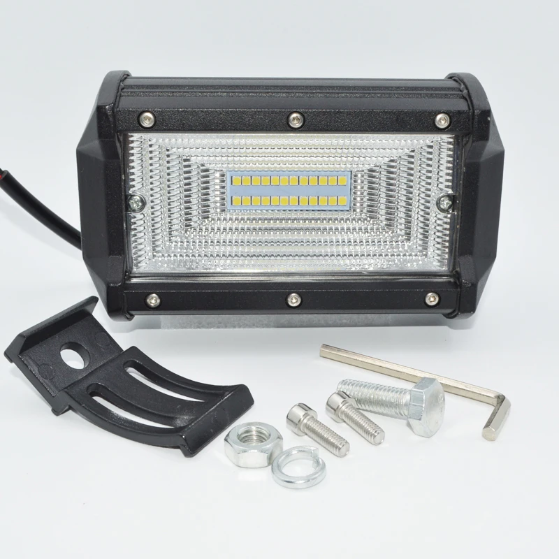 

5.2inch 72W car Headlight LED work lights for off road 4X4 4WD ATV UTV SUV Driving Fog Lamp flood/Spot beam work led Offroad