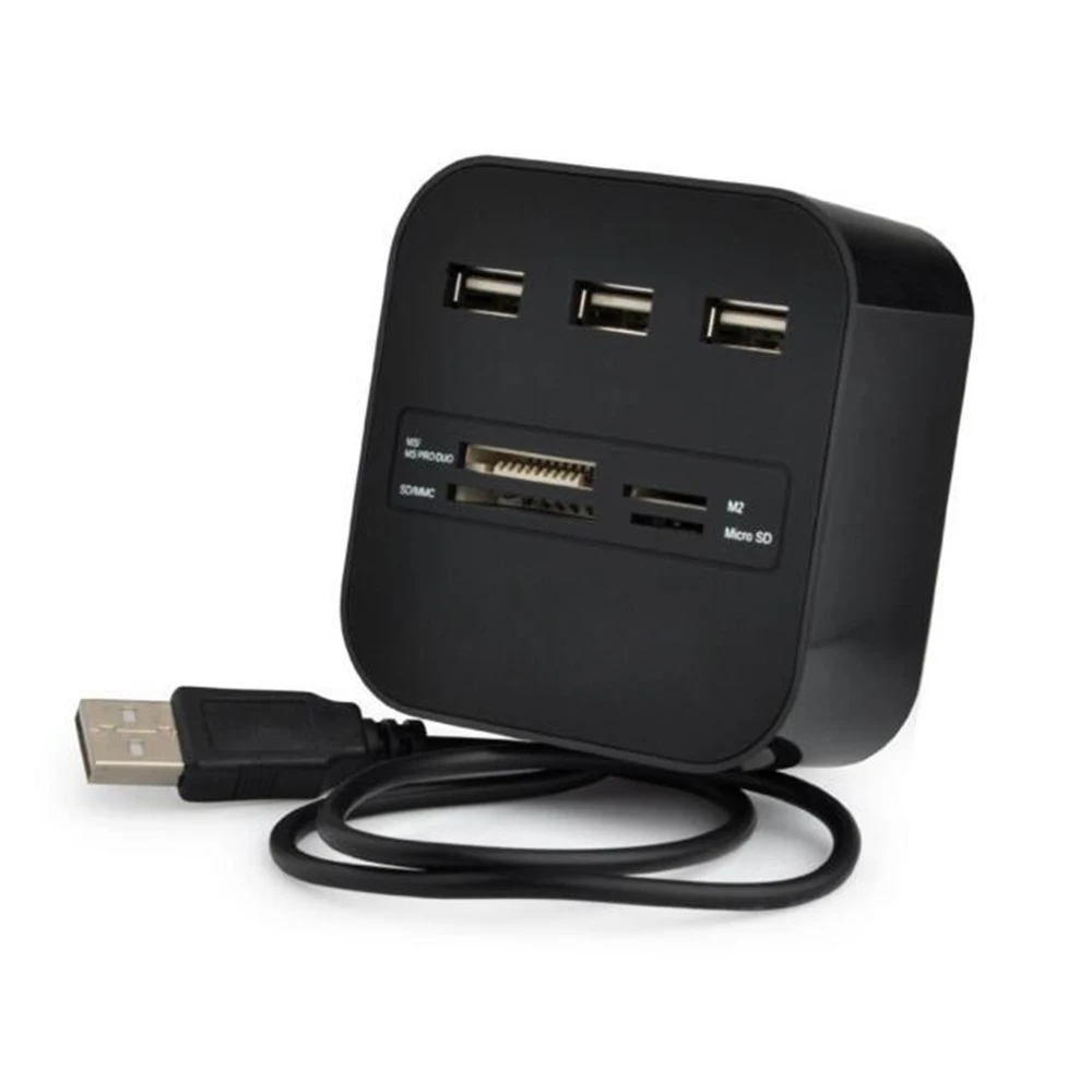 3 High Speed Port USB HUB 2.0 USB Splitter Adapter for Notebook/Tablet