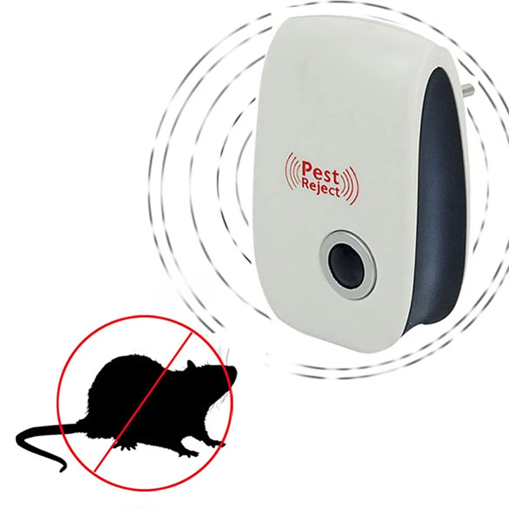 

Enhanced Version Electronic Cat Ultrasonic Anti Mosquito Insect Repeller Rat Mouse Cockroach Pest Reject Repellent Eu/us Plug