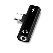 2 в 1 Тип C до 3,5 мм разъем для зарядки наушников конвертер USB разъем разветвитель зарядное устройство аудио Тип C адаптер AUX кабель