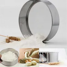 Сетка из нержавеющей стали сито для муки, решето-ситечко для выпечки торта
