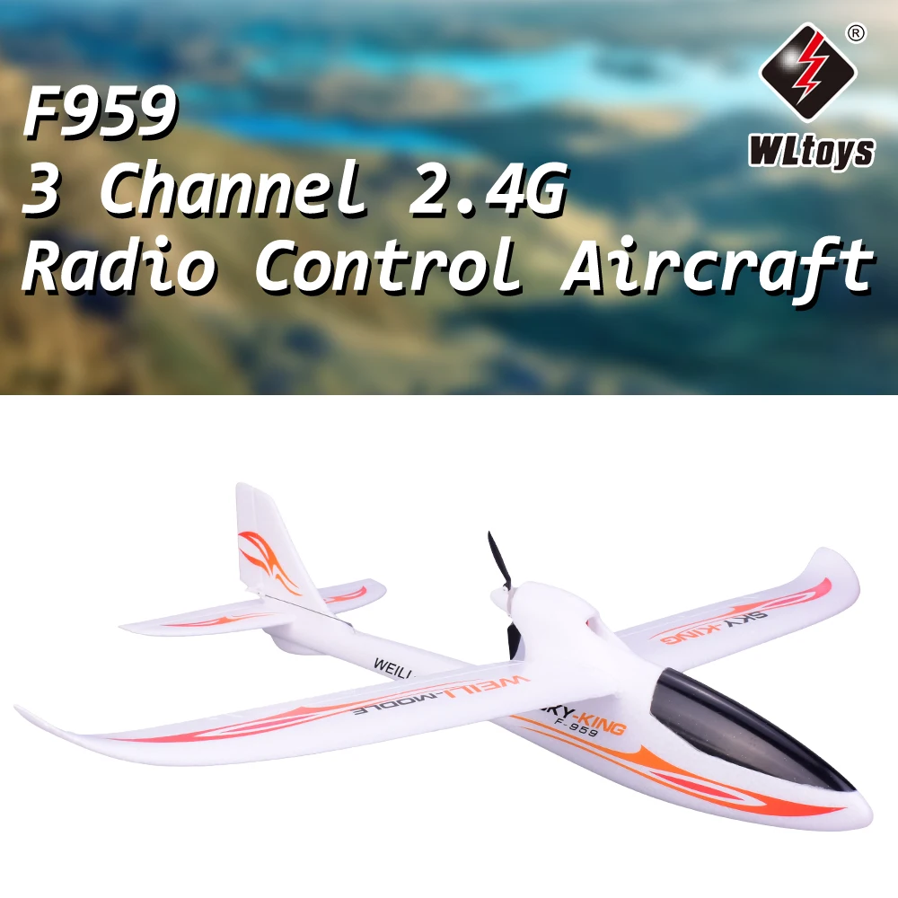 WLtoys F959 Sky-king 2,4G 3CH размах крыльев радиоуправляемый самолет фиксированное крыло самолет уличные игрушки Дрон RTF